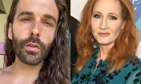 ジョナサン・ヴァン・ネス（左）、J.K.ローリング