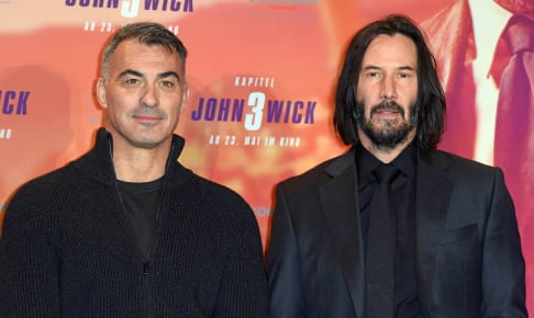 チャド・スタエルスキ監督とキアヌ・リーブス