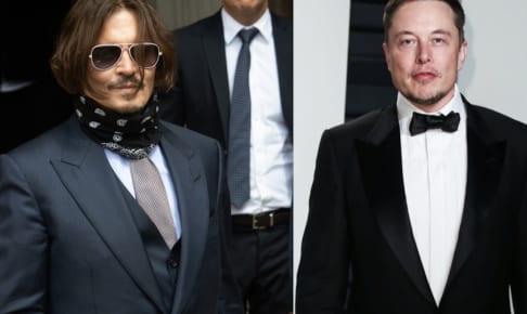 ジョニー・デップとイーロン・マスク