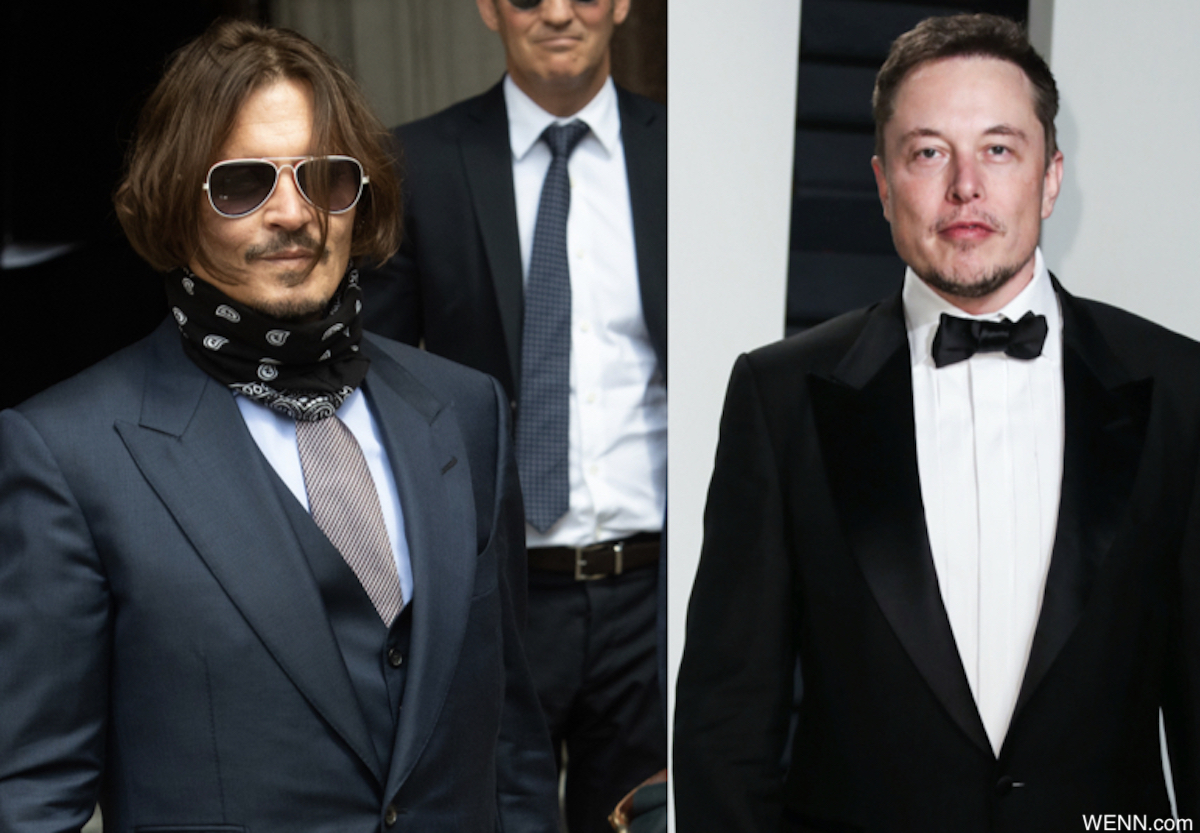 ジョニー・デップとイーロン・マスク