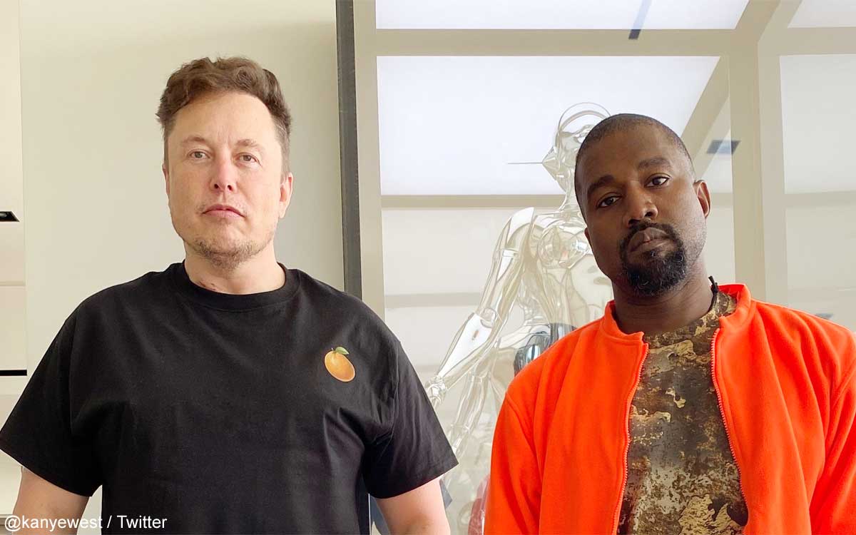 イーロン・マスクと、カニエ・ウェスト