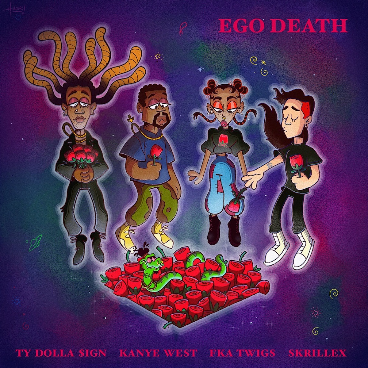 ニュー・シングル「エゴ·デス (feat. カニエ・ウェスト、FKAツイッグス、スクリレックス) / Ego Death (feat. Kanye West, FKA twigs & Skrillex」