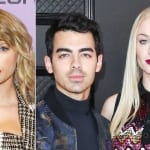 左からテイラー・スウィフト、ジョー・ジョナス、ソフィー・ターナー