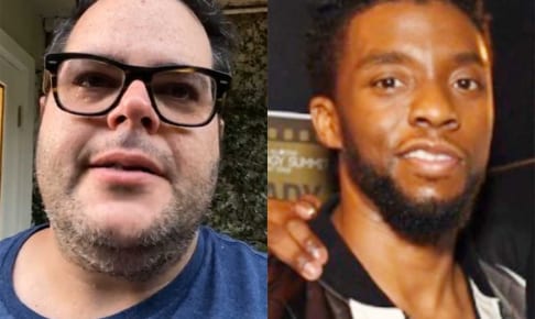 ジョシュ・ギャッド（左）、チャドウィック・ボーズマン