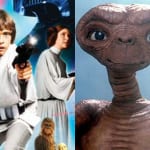 『スター・ウォーズ／ジェダイの帰還』（左）、『E.T.』