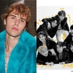 ジャスティン・ビーバー（左）、BTSを