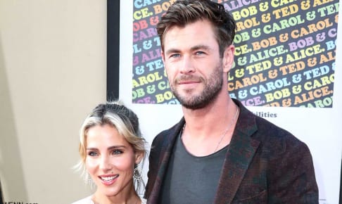 クリス・ヘムズワースと、妻エルサ・パタキー