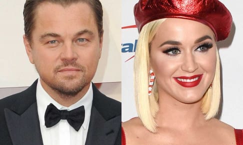 レオナルド・ディカプリオ（左）、ケイティ・ペリー