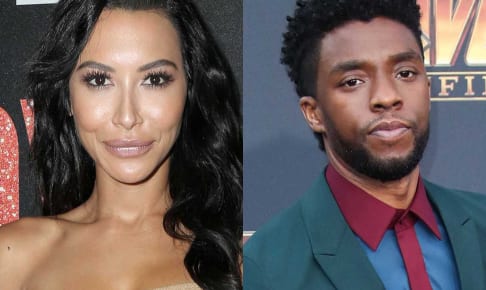ナヤ・リヴェラ（左）、チャドウィック・ボーズマン
