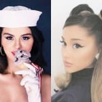 セレーナ・ゴメス（左）、アリアナ・グランデ
