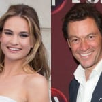 リリー・ジェームズ（左）とドミニク・ウェスト