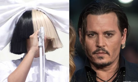 シーアと、ジョニー・デップ