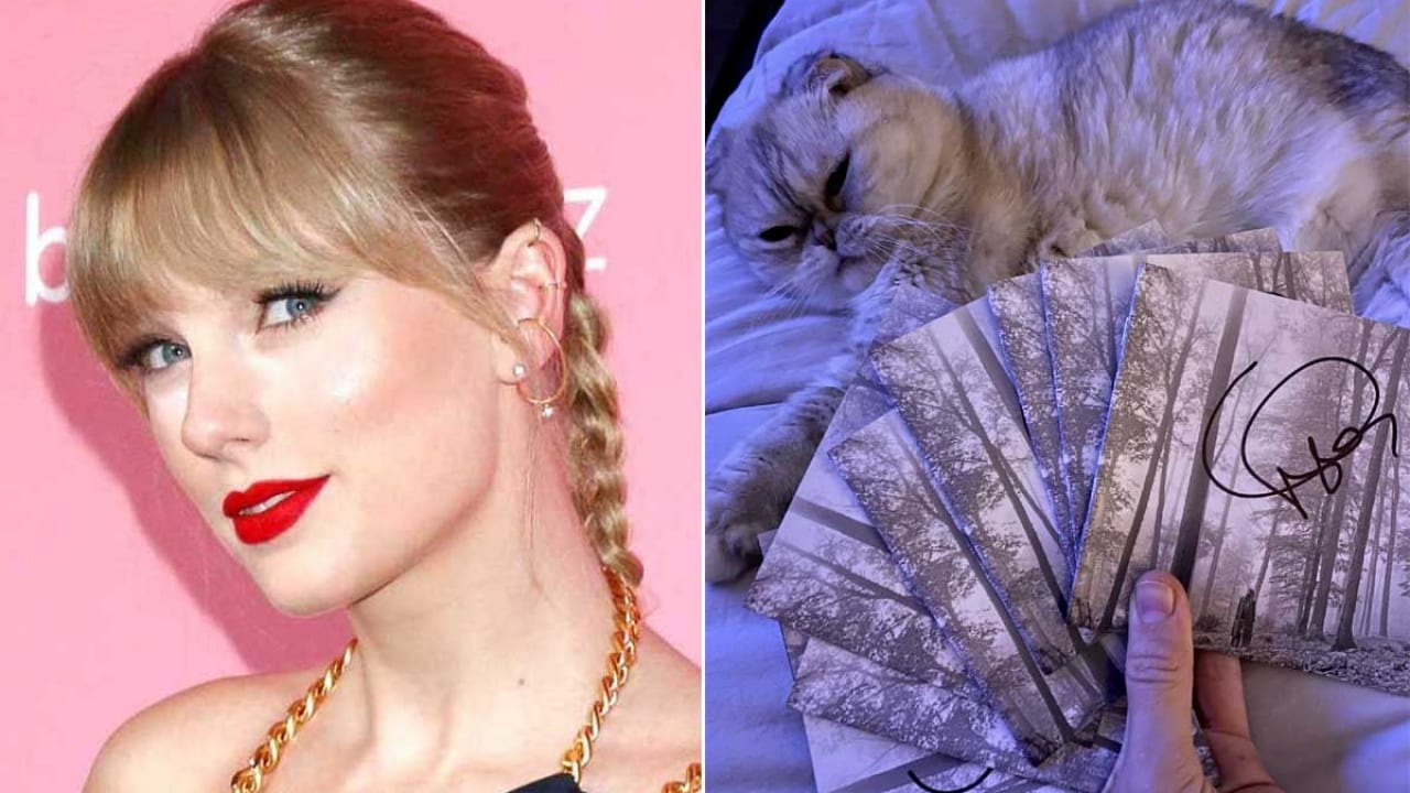 テイラー スウィフト サイン付きｃｄを限定発売へ ラッキーな人にはテイラーの愛猫の毛や飲んだワインの染みまでついてくる 写真あり Tvgroove