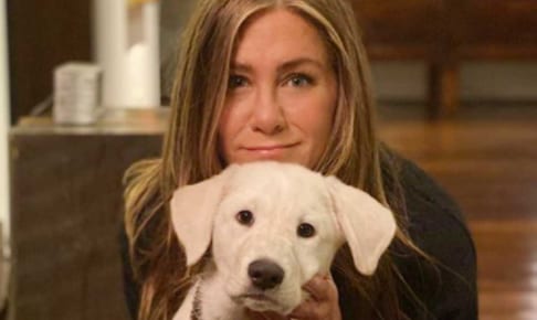 ジェニファー・アニストンと愛犬