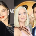 左からミランダ・カー、ケイティ・ペリー、オーランド・ブルーム