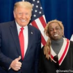ドナルド・トランプ大統領とリル・ウェイン