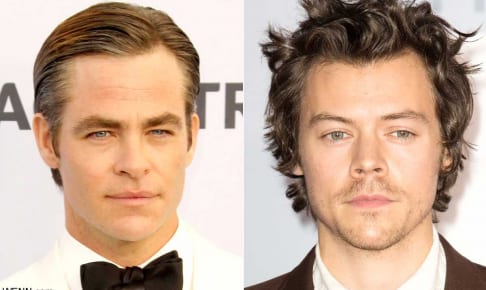 クリス・パインと、ハリー・スタイルズ