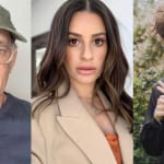 左からトム・ハンクス、リア・ミシェル、ティモシー・シャラメ