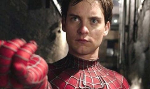 スパイダーマンを演じた当時のトビー・マグワイア
