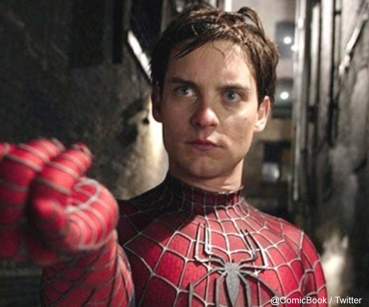 スパイダーマンを演じた当時のトビー・マグワイア