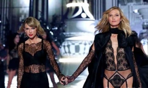 テイラー・スウィフトと、カーリー・クロス