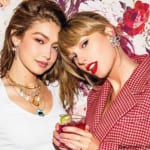 ジジ・ハディッド（左）、テイラー・スウィフト