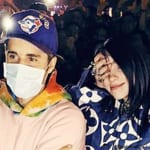 ジャスティン・ビーバー（左）とビリー・アイリッシュ