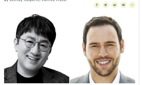 パン・シヒョクと、スクーター・ブラウン