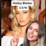 10点中3.5点と言われてしまったヘイリー・ビーバー