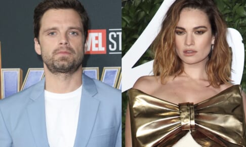 セバスチャン・スタンとリリー・ジェームズ