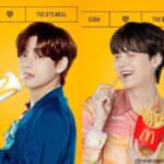 マクドナルドとコラボしたBTS（写真はVとシュガ）
