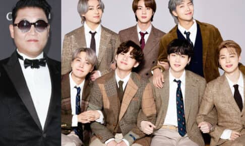 PSY（左）、BTS