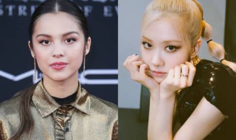 オリヴィア・ロドリゴ（左）、BLACKPINK ロゼ