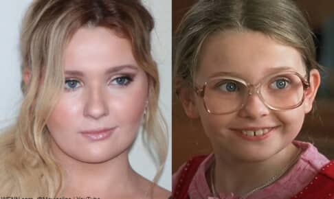 アビゲイル・ブレスリン（左は2021年撮影、右は『リトル・ミス・サンシャイン』のワンシーンより）