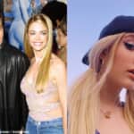 チャーリー・シーンとデニス・リチャーズ元夫妻と娘サム（左の写真は2002年撮影）