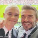 ロメオ・ベッカムと、父デヴィッド・ベッカム