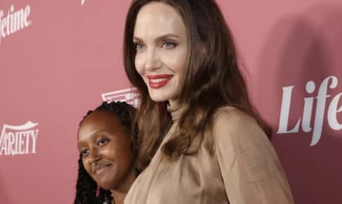 アンジェリーナ・ジョリーと娘のザハラ