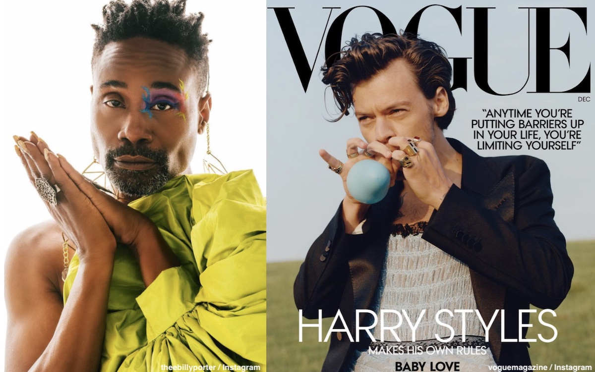 ビリー・ポーター、ハリー・スタイルズが表紙を飾った「Vogue」