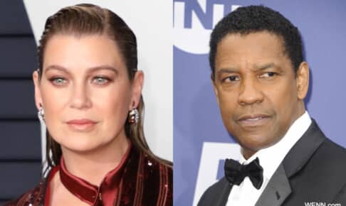 エレン・ポンピオと、デンゼル・ワシントン