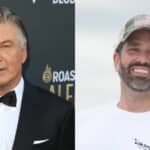 アレック・ボールドウィン（左）、ドナルド・トランプ・ジュニア