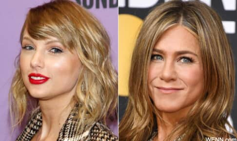 テイラー・スウィフトと、ジェニファー・アニストン