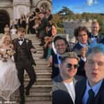 長年の恋人と結婚したことが明らかとなったジェイムズ・マクヴェイ（左の写真）