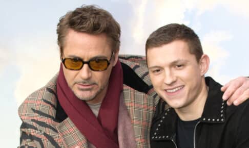ロバート・ダウニー・Jr.と、トム・ホランド