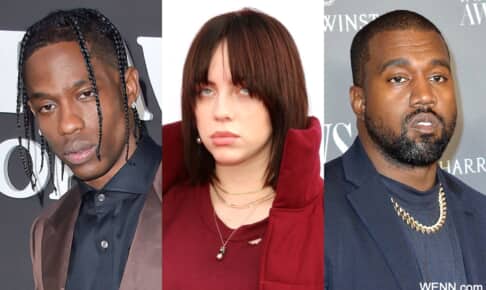 トラヴィス・スコット、ビリー・アイリッシュ、カニエ・ウェスト