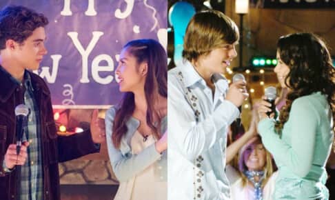 TVシリーズ版に出演中のオリヴィア・ロドリゴ（左写真）と、TV映画版に出演したヴァネッサ・ハジェンズ