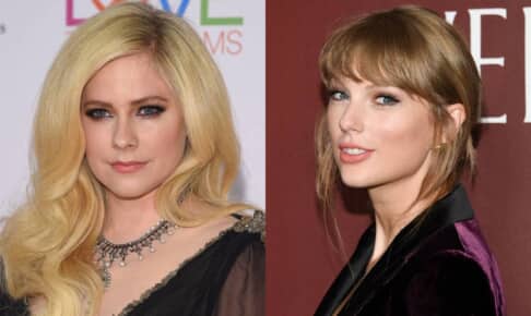 アヴリル・ラヴィーン（左）、テイラー・スウィフト Photo： DFree, Evan Agostini/Invision/AP/Shutterstock