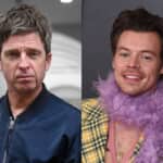ノエル・ギャラガー（左）、ハリー・スタイルズ Photo： Philip Sharkey/TGS Photo, Jordan Strauss/AP/Shutterstock