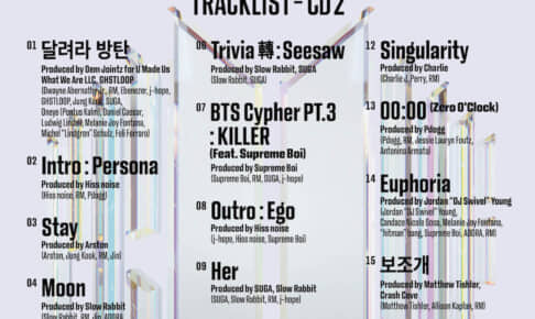 BTS「Proof」CD2 Tracklist