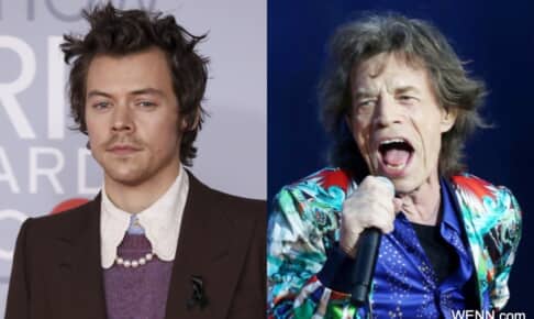 ハリー・スタイルズと、ミック・ジャガー
