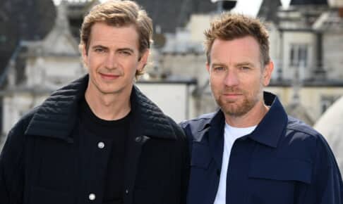 ヘイデン・クリステンセン（左）、ユアン・マクレガー Photo： David Fisher/Shutterstock